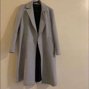 ZARA BASIC OUTTERWEAR BLUE COAT